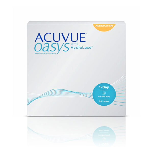 Acuvue® Oasys 1-Day with HydraLuxe® Technology for Astigmatism - 90 Pack